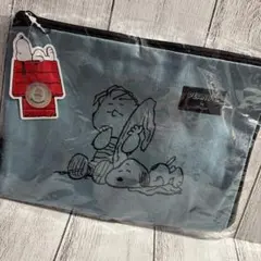 PEANUTS スヌーピー コットンポーチ フラットポーチ　ポーチ　小物入れ