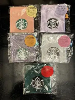スターバックス ミニカップギフト 巾着 5種5枚 スタバ