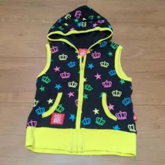 BABY DOLL フード付きベビーベスト 90サイズ