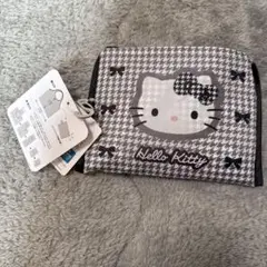 新品　しまむら　サンリオ　ハローキティ　エコバッグ　千鳥柄　ショッピングバッグ