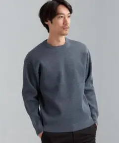 green label relaxing ヒキソロエ クルーネック ニット S