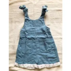 【新品未使用】petit main♡プティマイン♡デニム サロペット