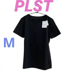 プラステ　黒 半袖Tシャツ 未使用　タグ付き　Mのサムネイル