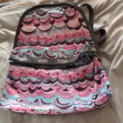 LeSportsac ハート波模様 リュック
