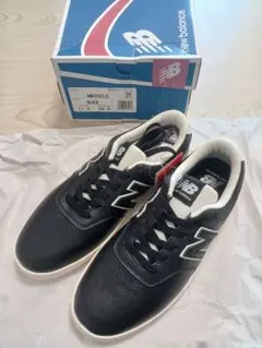 【新品】New Balance AM424CLU 2E ブラック スニーカー　黒