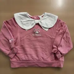 アプレレクール　マイメロディ 襟付きトレーナー ピンク 100cm サンリオ