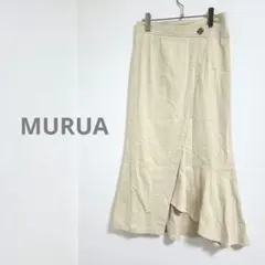 ​【定価8690円】MURUA アシンメトリーマーメイドスカート アイボリー M