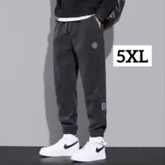 メンズ　ジョガーパンツ リブパンツ　コーデュロイ　5XL 6L