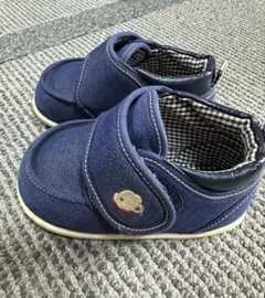 familiar デニム風 ベビーシューズ 13cm