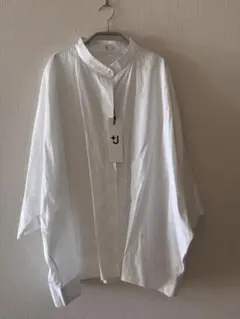 ➕Ｊ　オーバーサイズ スーピマコットンホワイトシャツ