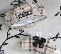 即購入可！ぬい服　ぬいぐるみ服　ポンチョ　黄色　2点セット10cm