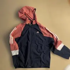 adidas ウィンドブレーカー A/S ネイビー/ピンク
