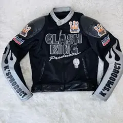 カドヤ　クラッシュキング ライダース　メッシュジャケット M CLASHKING 美品 バトル系 カドヤ クラッシュキング メッシュジャケット М