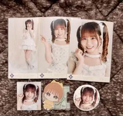 = LOVE 大場花菜 ミニくじ 缶バッジ 生写真セット