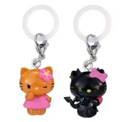 ハローキティ めじるしアクセサリー 日焼け 悪魔 ガチャ キティ サンリオ