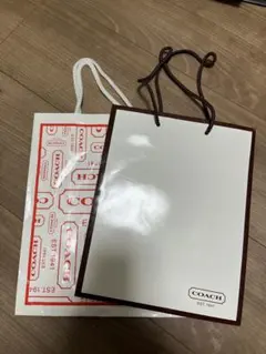 未使用】 4枚 コーチ COACH 保存袋 収納袋 巾着 不織布 訳あり品