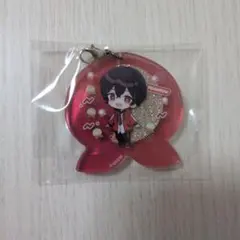 ゆあんくん グリッターホログラムキーホルダー カラフルピーチ