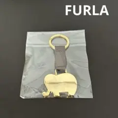 FURLA フルラ　ゾウ　キーリング　キーチャーム　バッグチャーム　ゴールドのサムネイル