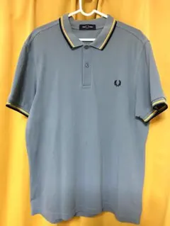 【美品】フレッドペリー M3600 ポロシャツ 半袖 Lサイズ ブルー