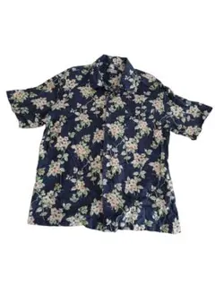 3L VILLAND 花柄 アロハシャツ