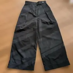 ブラック ワイドパンツ サイズS