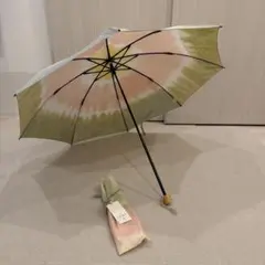 小宮商店 甲州織 折りたたみ傘 〈あまいろ〉雨晴兼用 ピスタチオ