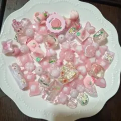 ビーズまとめ売り ピンク系デザイン まとめ割対象 ★90番