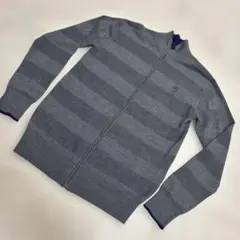 ブラックレーベルクレストブリッジ　フルジップ　ニット　Mサイズ