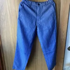 リネンブレンドストライプパンツ Sサイズ