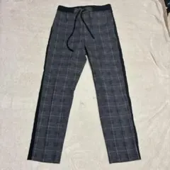 UNITEDTOKYO サイドラインチェックパンツ