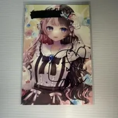 イラスト キャンバスアート 直筆サイン入り　茶乃ひより 茶乃ひより 直筆サイン - メルカリ