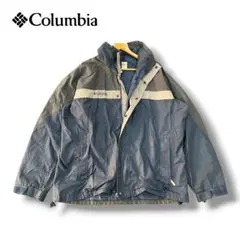 【Columbia】名作バガブー ジャケット L 紺×灰 ※訳あり特価・着用可