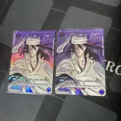 ユニオンアリーナ BLEACH 朽木白哉 星2 サインカード - メルカリ