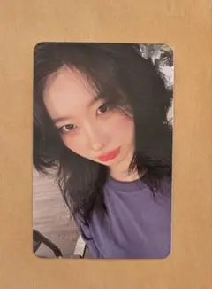 itzy tunnel vision member トレカ チェリョン