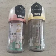 Pigeon コトリ cottoli 母乳実感 哺乳瓶 240ml 2本セット - メルカリ