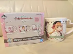 学園アイドルマスター 一番くじ E賞 描きおろし チェック柄マグカップ 紫雲清夏