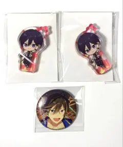 あんスタ 氷鷹北斗 miniアイドルチャーム 9周年 缶バッジ 2点セット