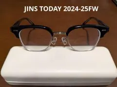 JINS TODAY 2024-25FW ブラックフレーム 度ありレンズ