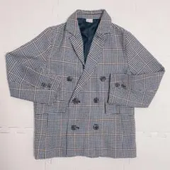 プティマイン❤️120 ジャケット　コート　チェック　女の子　春　長袖