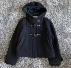 earth music&ecology ネイビー ダッフルコート　ショート丈