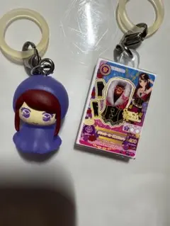 アイカツ めじるしアクセサリー 紫吹蘭 セクシーカードチャーム 2点セット