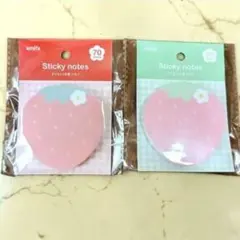 amifa ダイカット付箋 いちご 2個セットのサムネイル