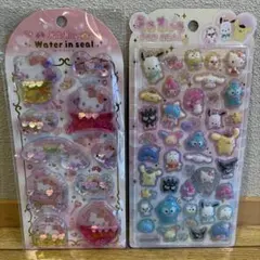 【国内正規品】ウォーターインシール うるちゅる ハローキティ 2シートセット