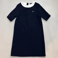 フレッドペリー　ワンピース　ネイビー　サイズ8(S〜M相当) 美品のサムネイル