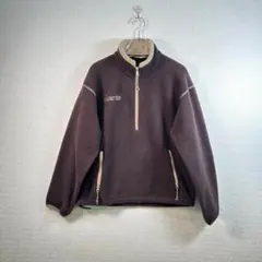 ▲USA製　古着　コロンビア　ハーフジップ　フリーストップス