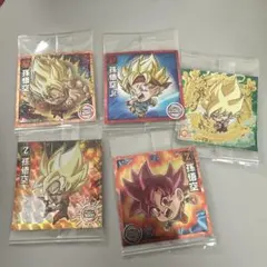 ドラゴンボール超戦士シールウエハース　超絶感謝の十周年　10thレア他5枚セット