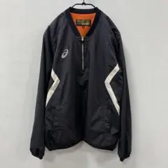 アシックス/VジャンLS/ゴールドステージ/Vネック/長袖/ウィンドブレーカー