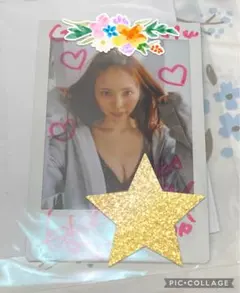 ラストアイドル 古賀哉子 直筆サイン入りチェキ 日経