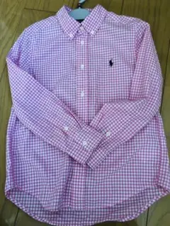 kids ラルフローレン チェックシャツ