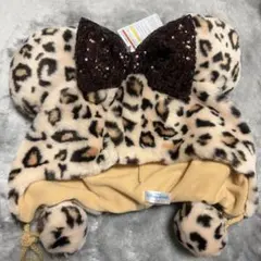 【新品未使用】ディズニー ミニー ファンキャップ ヒョウ柄 レオパード ブラウン